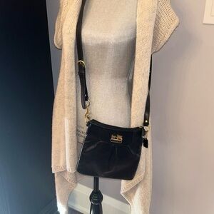 Coach Crossbody Black Leather Bag
